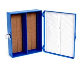 25-Place 3x2b3 Microscope Slide Box