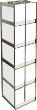 Chest Freezer Rack for 15 and 50 ml Centrifuge Tubes (Locking Rod Included)