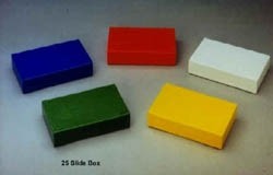 25-place microscope slide boxes (C. elegans)