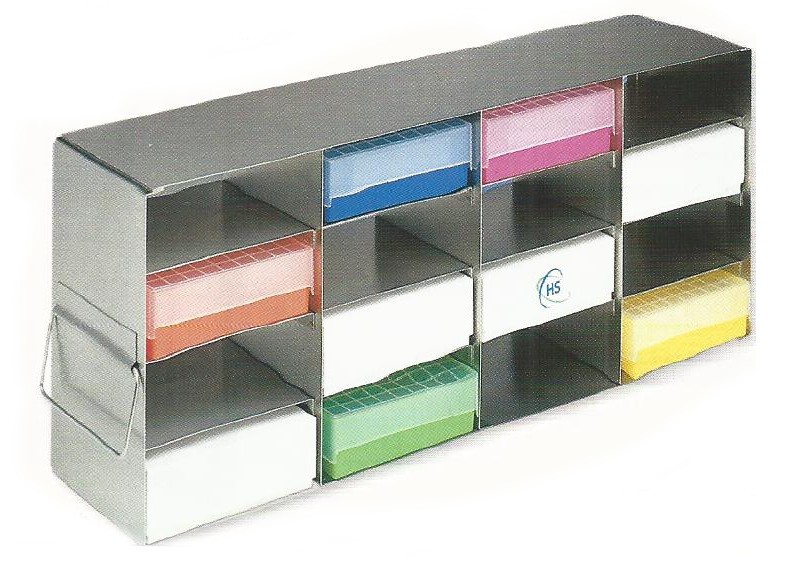 Stainless Steel Freezer Racks for 50 and 75mm Cryo Boxes