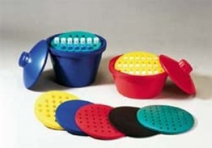 Insulated Round Ice Buckets and Round Test Tube Racks