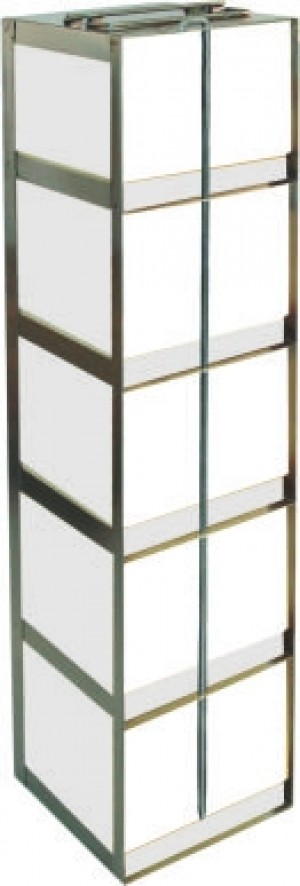 Chest Freezer Rack for 15 and 50 ml Centrifuge Tubes (Locking Rod Included)