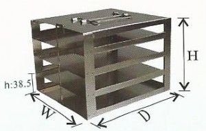 100 Place Slide Box Chest Freezer Racks