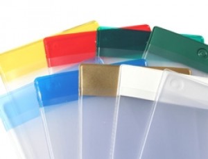 Clear Vinyl Hang Tag Holders