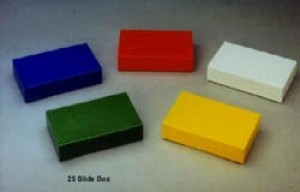 25-place microscope slide boxes (C. elegans)