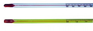 Red-filled Thermometers