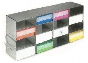 Stainless Steel Freezer Racks for 50 and 75mm Cryo Boxes